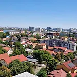 아파트 New26 View Sts Tower Selfcheck-in Free Parking 부쿠레슈티