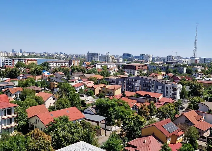 Apartment New26 View Sts Tower Selfcheck-in Free Parking Bucharest